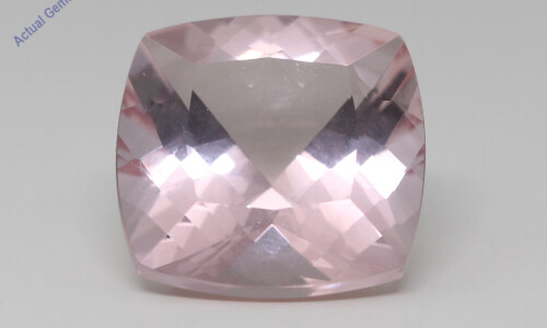 Cushion Cut Natural Mined Loose Morganite (10.8 Ct,Pink(Irradiated) Color,Vs Clarity)