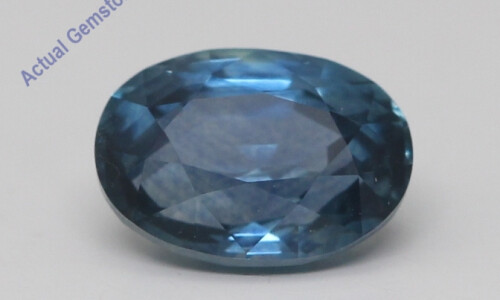 Oval Cut Natural Mined Loose Sapphire Montana Usa (1.61 Ct,Blue(Heat-Treated) Color,Vs2 Clarity)