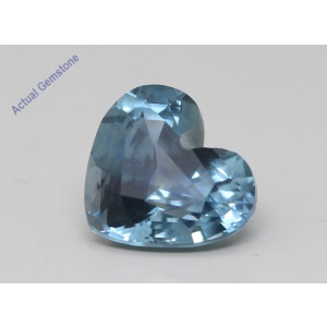 Heart Cut Natural Mined Loose Sapphire Montana Usa (1.86 Ct,Blue(Heat-Treated) Color,Si2 Clarity)