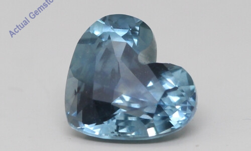 Heart Cut Natural Mined Loose Sapphire Montana Usa (1.86 Ct,Blue(Heat-Treated) Color,Si2 Clarity)