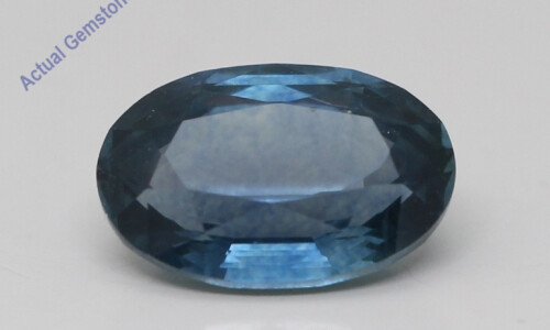 Oval Cut Natural Mined Loose Sapphire Montana Usa (1.96 Ct,Dark Blue(Heat-Treated) Color,Si1 Clarity)