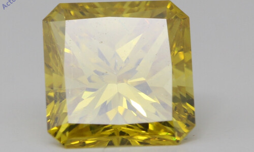 Radiant Natural Mined Loose Diamond (1.93 Ct Brown Yellow(Irradiated) Vs2(Enhanced) Clarity) Igl