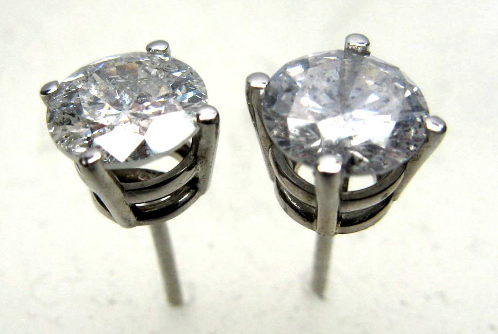 diamond clarity i3 earrings