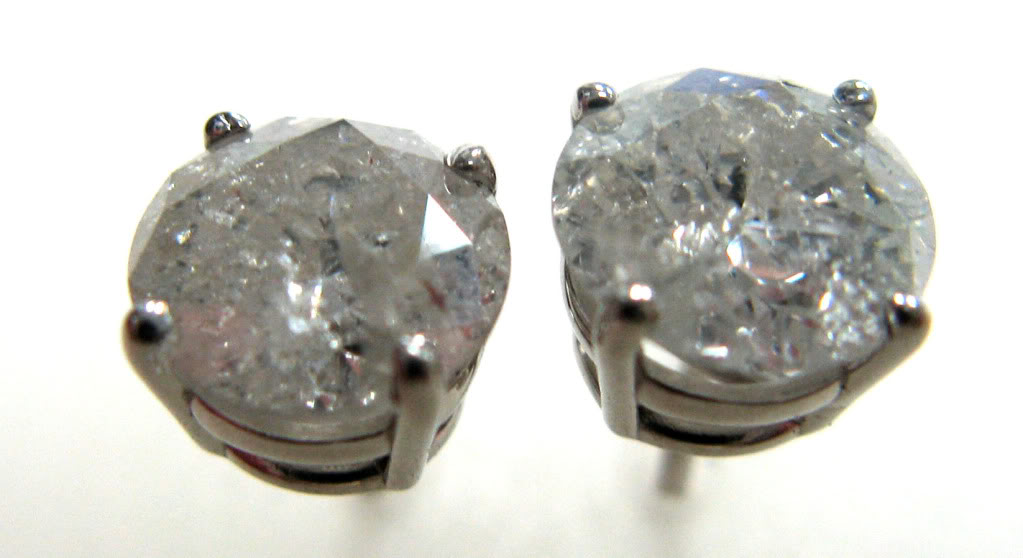 diamond clarity i3 earrings